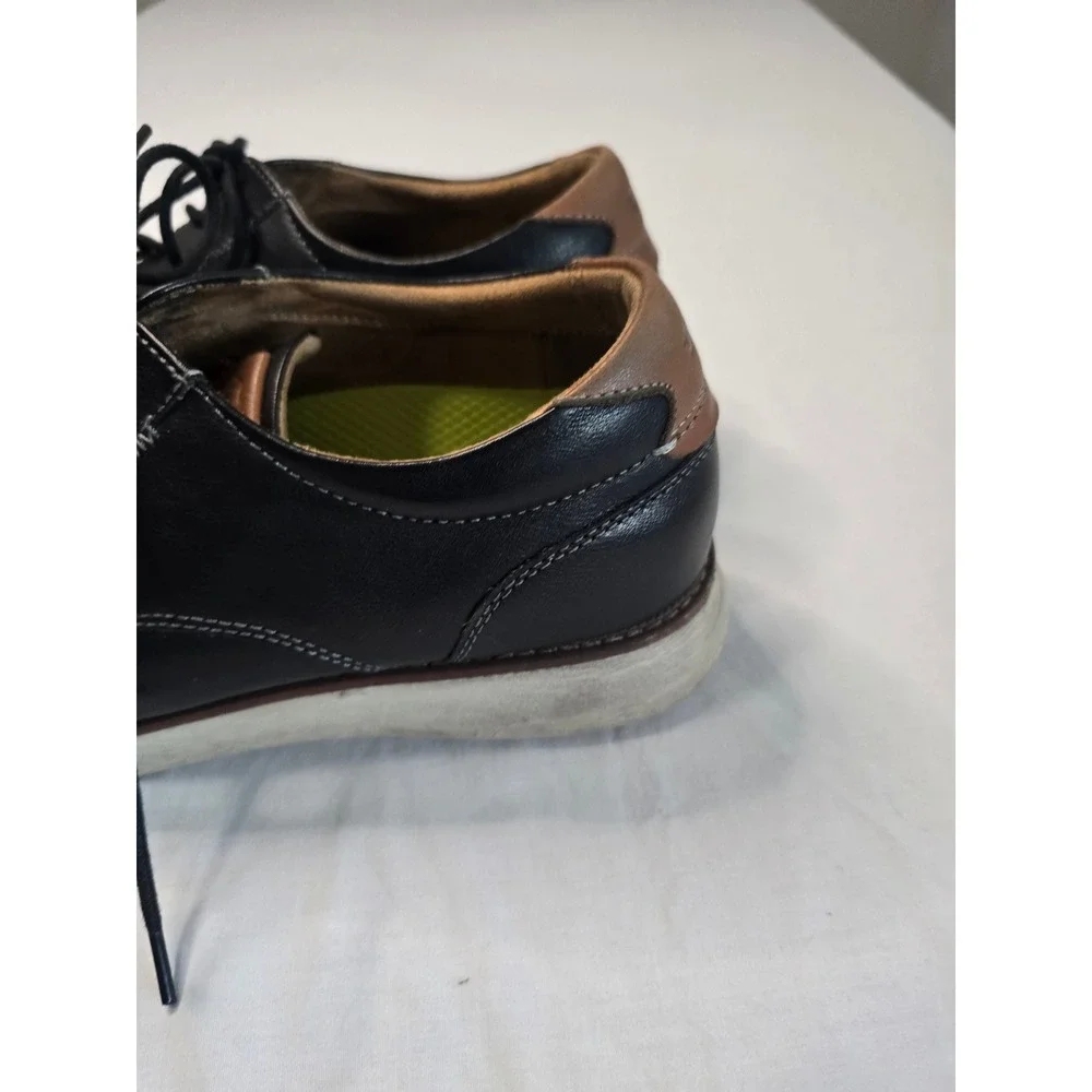 Florsheim Launch Hybrid Plain Toe Oxfords Mens Size 9 Black Leather 14280-001